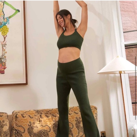 HATCH Ribbed Set (Cardigan, Bra Top & Pants) - Picture 3 of 14